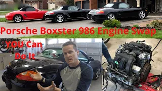 Porsche Boxster 986 Engine Swap Project Part 1 of Many