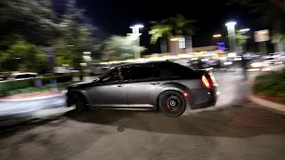 WhipAddict: CRAZY Burnout/Donuts in the Geeked Chrysler 300 SRT HEMI in Miami Gardens, FL!