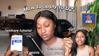 HOW TO APPLY TO UZ (University of Zimbabwe) |emhare, cut-off points etc #zimbabweanyoutuber