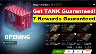 World of Tanks Blitz NEW Massive Containers 100% Guaranteed Tank, NEW Tanks at Auction and in Store!