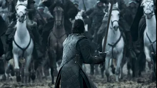 Jon Snow With Horses Approaching Him At Battle of The Bastards 3-D