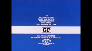 Конец Фильма Во Мультфильме В Порту (1975) Logo (With MPAA Card)