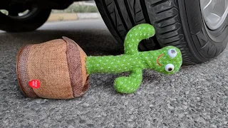 Crushing Crunchy & Soft Things by Car! - EXPERIMENT: CAR vs DANCING CACTUS