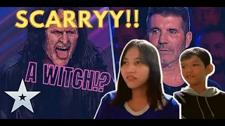 The Witch TERRIFIES Simon Cowell to the CORE! | REACTION VIDEO | BGT AUDITION