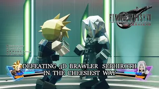 Final Fantasy VII Rebirth - 3D Brawler Sephiroth Fight (Cheese Method, just pause)