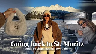 What I Wore in St. Moritz,Skiing, Shopping and a Serious Topic vlog | Tamara Kalinic