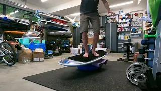 Foiling in the garage: foot switch