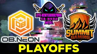 PLAYOFFS STAGE !! OB.NEON vs SUMMIT GAMING - NEW YEAR HOLY WAR DOTA 2