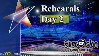 Eurovision 2019 Rehearsals - Day 2 Live Stream (From Press Center) HD