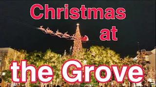 Christmas season at the Grove in Beverly Hills