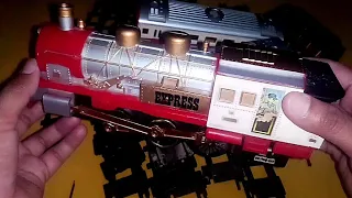 Check the old train toy whether it works or not??