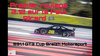 Premier test de notre 991.1 GT3 Cup Breizh Motorsport