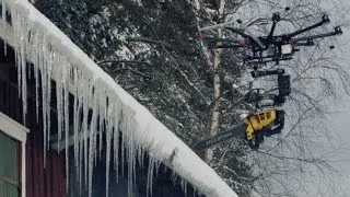 Flying Chainsaw Powered By A Drone