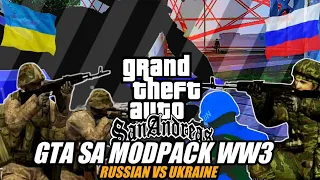 GTA SA MODPACK WW3 RUSSIAN VS UKRAINE GTA SA