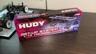 Hudy Setup System 1/10 RC Touring Car - Unboxing & First Try (4K)