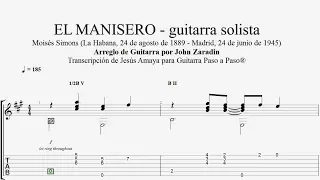 El Manisero - Guitarra Solista - Tablatura por Jesús Amaya...