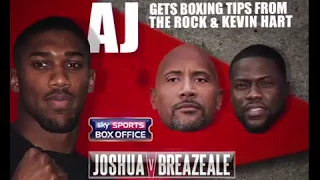 The Rock, IBF Heavyweight Champ Anthony Joshua, Kevin Hart & a near death experience.