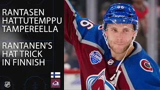 Rantasen hattutemppu Tampereella | Rantanen's hat trick in Finland