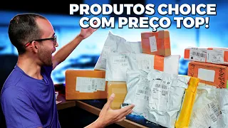 MEGA UNBOXING DE PRODUTOS CHOICE DO ALIEXPRESS, LEGAIS E SUPER BARATOS!