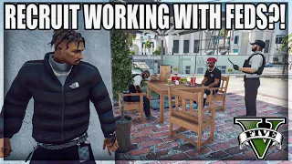 New Recruit Working With the Feds?! | GTA RP | Grizzley World WHITELIST