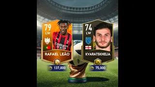 Rafael leão🇵🇹 vs Kvaratskelia🇬🇪#fifamobile #fifarenderz #fifa23