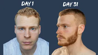 1 Month of Beard Growth (after I accidentally shaved it)