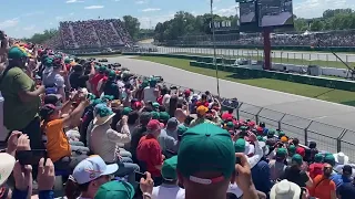 1st lap hairpin view 🏎 | 2022 Canadian GP Formula 1 | Lance Stroll grandstand