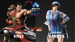 🕹️ Knee Debut on EvoJapan 🕹️ Knee (Feng) vs Bakkya (Asuka) EvoJapan 2024 - Tekken 8