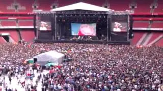 Kaiser Chiefs live at The Emirates Stadium London June 2013 - Ruby