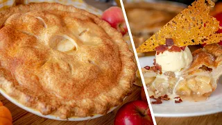 Американский ЯБЛОЧНЫЙ ПИРОГ | пай с яблоками | Apple Pie + сырные чипсы