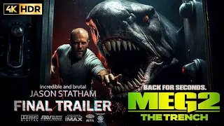 [4K HDR] Meg 2: The Trench - Final Trailer (2023) Warner Bros, Ultra HD | 4K HDR 60FPS