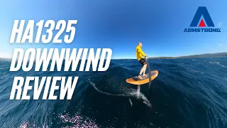 Armstrong Foils HA1325 live downwind SUP review