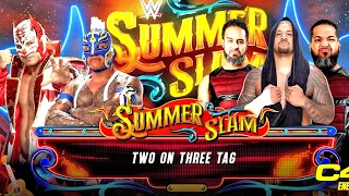 WWE 2K23 Rey Mysterio & Dragon Lee vs Solo Sikoa & Tama Tonga & Tanga Loa