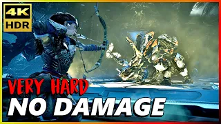 Horizon Forbidden West GRIMHORN DINOSAUR BOSS FIGHT [No Damage / Very Hard Gameplay HFW]