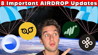 8 Important AIRDROP Updates - DO THIS NOW