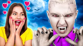 ¡Me Enamoré de Un Vampiro! Cambio de Imagen Extremo de Nerd a Vampiro