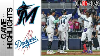 Miami Marlins vs Los Angeles Dodgers HIGHLIGHTS GAME [TODAY] September 06, 2023 | MLB 2023