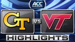 Georgia Tech vs Virginia Tech Basketball Highlights 2/9/13