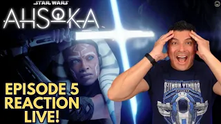 AHSOKA Season 1 Episode 5 INSTANT REACTION LIVE! | Star Wars | Lucasfilm