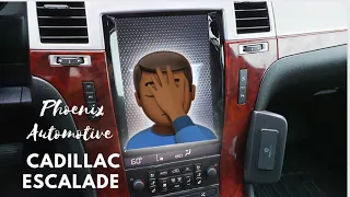 Cadillac Escalade Tesla Style radio...#PhoenixAutomotive #CustomerService