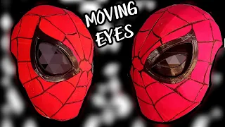 HOW TO MAKE  CARDBOARD SPIDER-MAN MASK WITH MOVING EYE'S ||SPIDER-MAN MASK||DIY SPIDER-MAN MASK