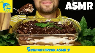 ASMR REAL TIRAMISU eating 🇮🇹❤️ - GFASMR