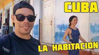 I went to see a Cuban woman's house and the room / In the streets of Cuba.
