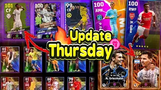 What is coming on Thursday & Monday in eFootball 2024 | New Update, Free Epics, Free Coins and POTW