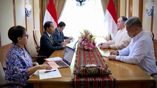 Presiden Jokowi Terima Menteri Transportasi dan Menteri Pertahanan Filipina, Manila, 11 Januari 2024