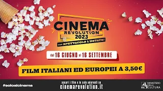 Cinema Revolution: dal 16 giugno al 16 settembre 2023 | Spot