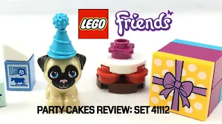 LEGO Friends Party Cakes 41112 review!