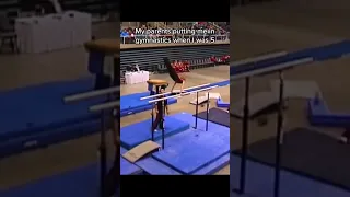 I don’t think they saw that coming 😅 #gymnast #olympics #ncaa #calisthenics #gym #sports #fails #d1