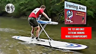 20 years ago - The first and only World Extreme Ironing Championships was staged.