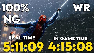 [WR] Marvel's Spider-Man Miles Morales NG 100% Speedrun In 5:11:09 (4:15:08 IGT)